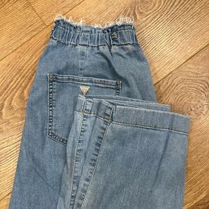 Guess Women's Straight Leg High-Rise Denim Jeans in Light Blue